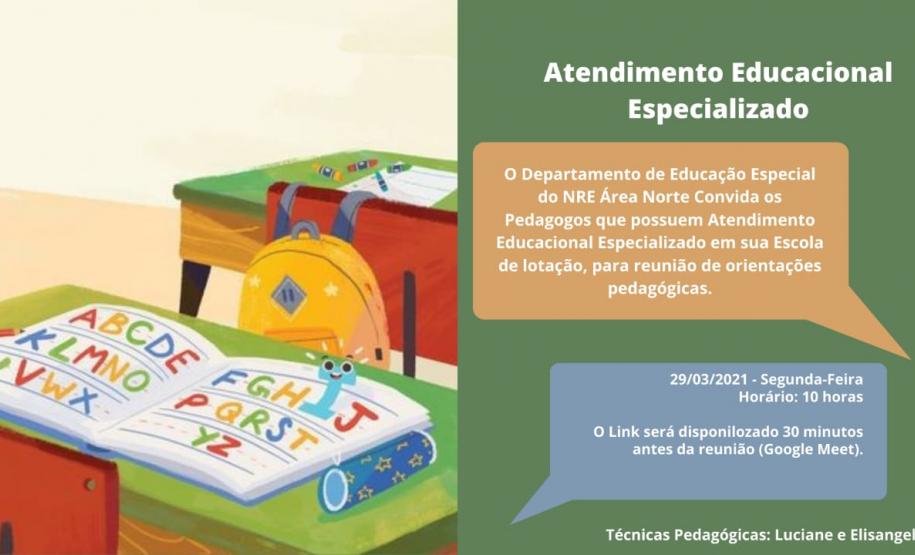 A Equipe da Educação Especial do Núcleo Área Metropolitana Norte, inicia esta semana, um ciclo de reuniões trazendo orientações pedagógicas para todas as demandas de TILS, PAC, PAEE e SRM. 6