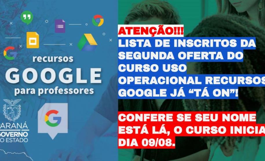 Curso Recursos Google para Professores Curso Recursos Google para Professores