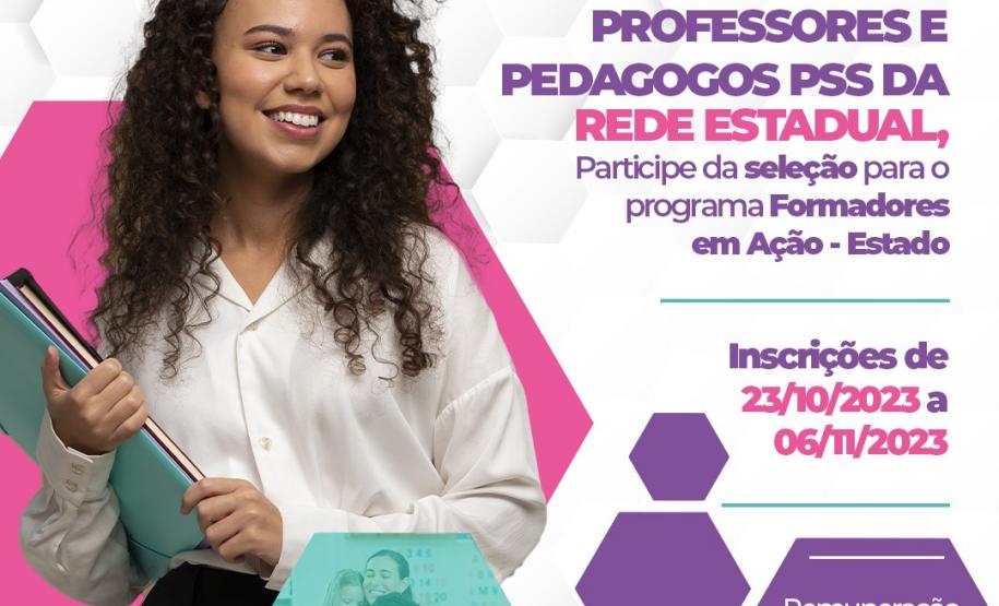 Inscrições abertas para Formador inscrições abertas para Formador.