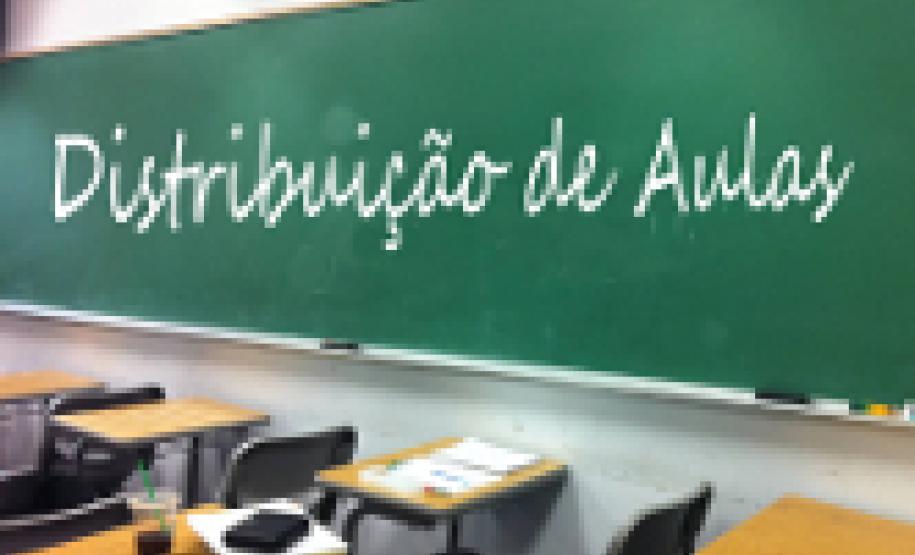 Distribuição de Aulas 2019 Estabelecimentos podem consultar a demanda.